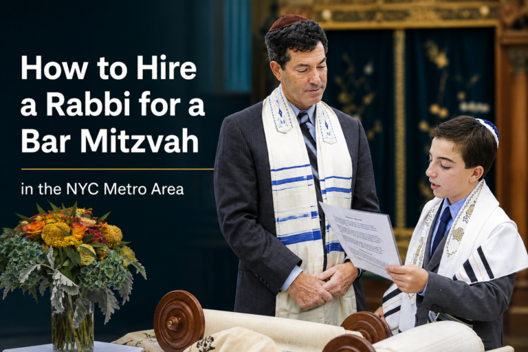 How to Hire a Rabbi for a Bar Mitzvah in the NYC Metro Area