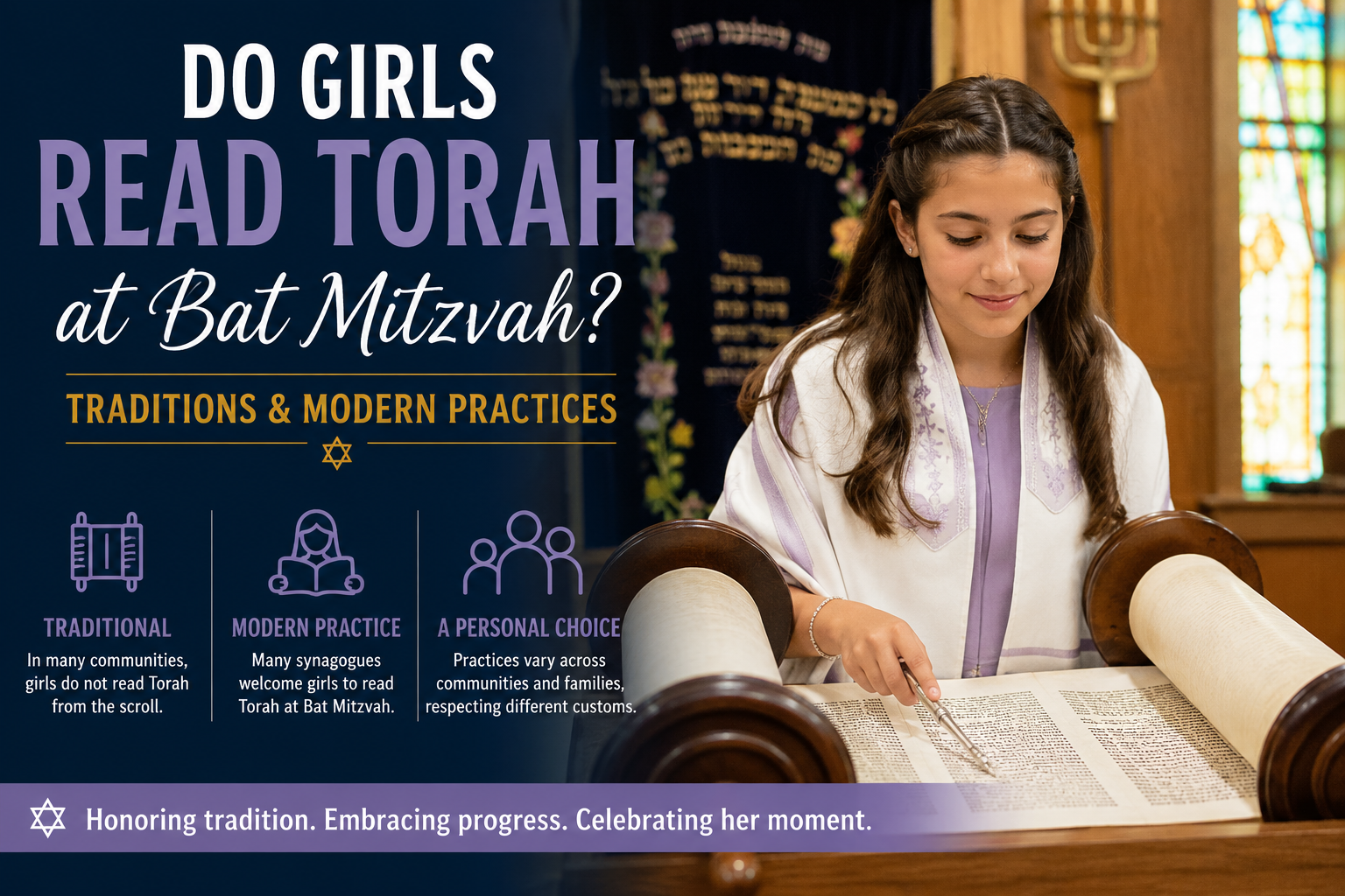 Blog Do Girls Read Torah at Bat Mitzvah? Traditions & Modern Practices